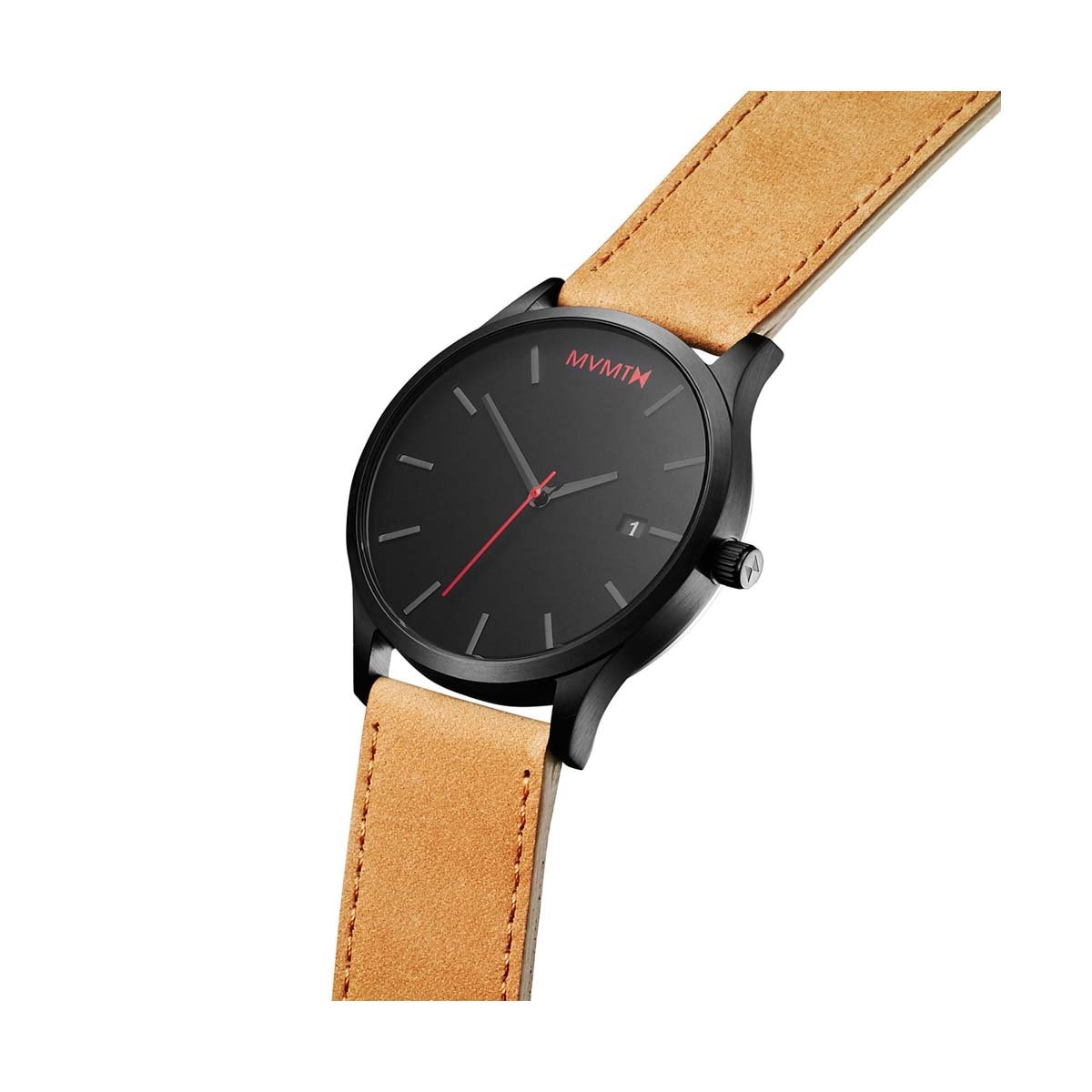 Reloj de Piel Marrón con Carátula Negra para Caballero Mvmt Classic