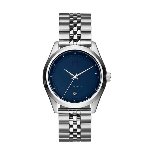 Reloj Plata con Carátula Azul Unisex Mvmt Rise