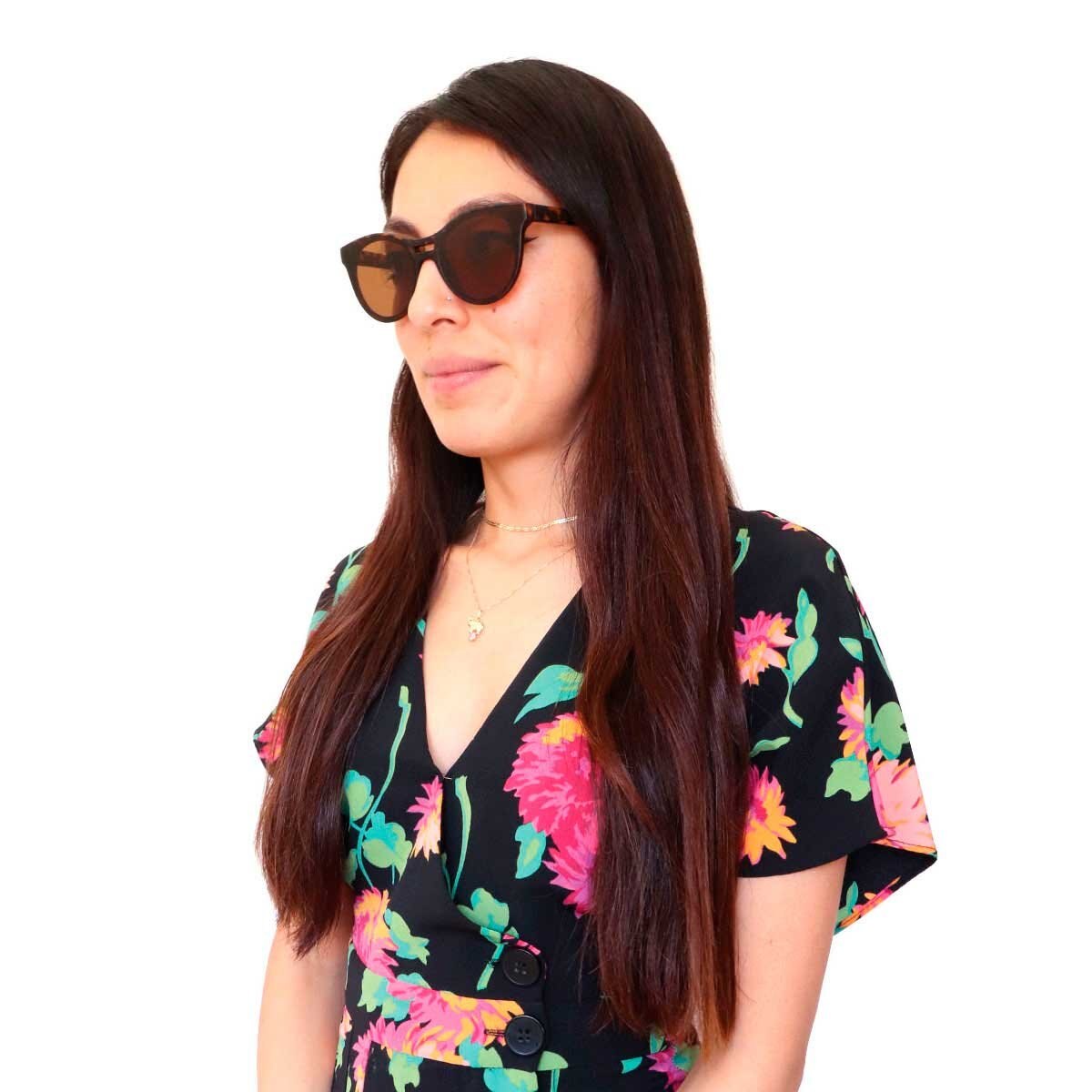 Lentes Cateye Pas Carey Micas Café Mossimo