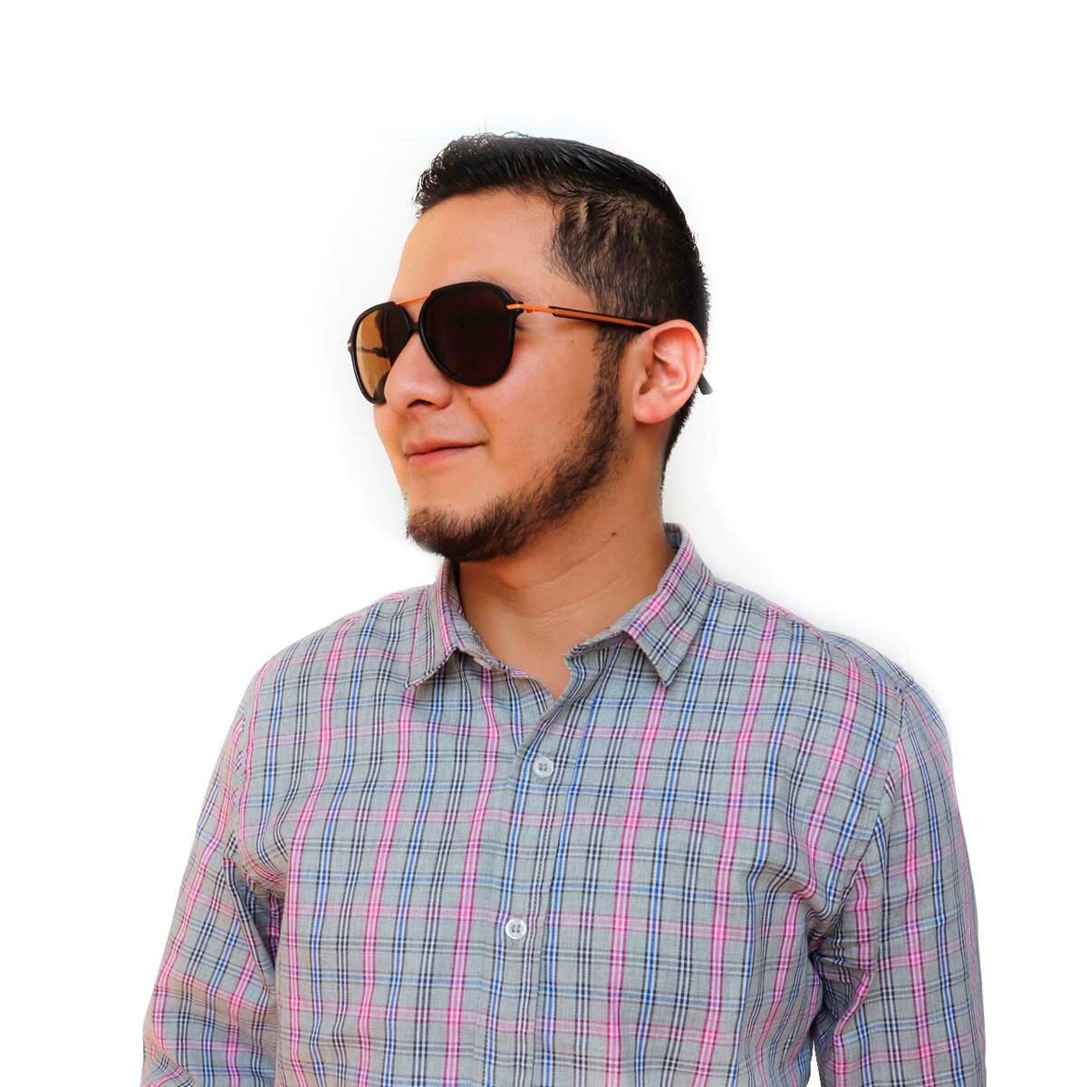 Lentes Aviador Pas Café/naranja Micas Café Mossimo