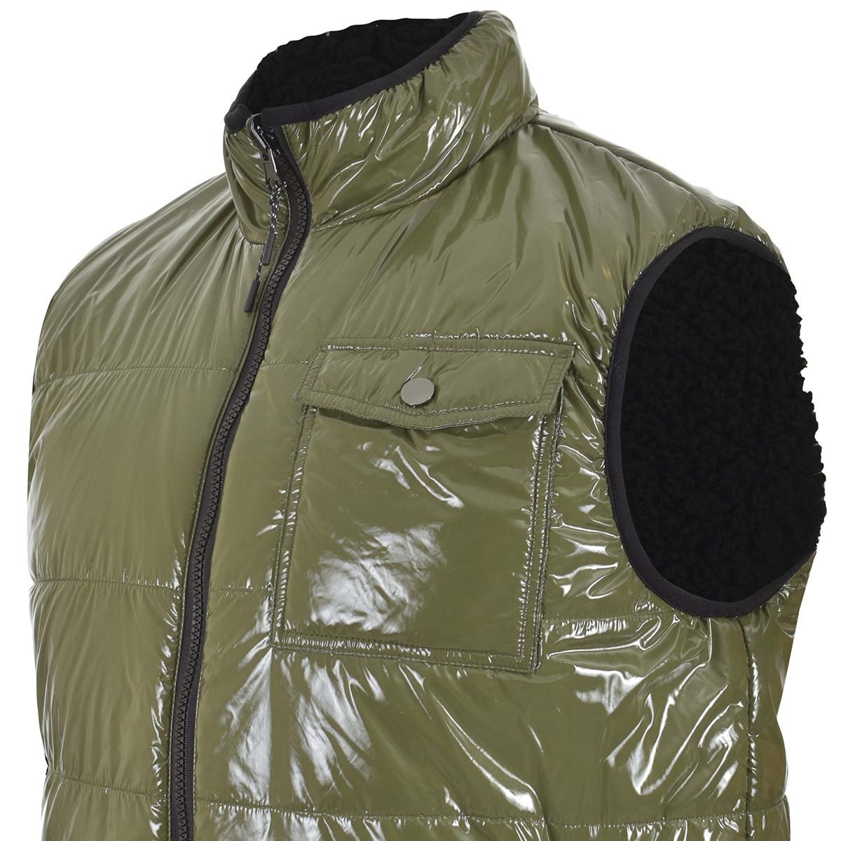 Chaleco Verde Doble Vista J. Opus para Caballero
