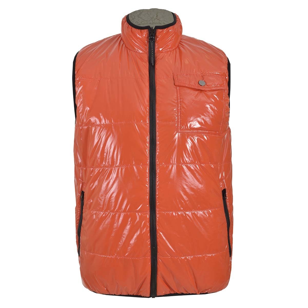 Chaleco Naranja Doble Vista J. Opus para Caballero