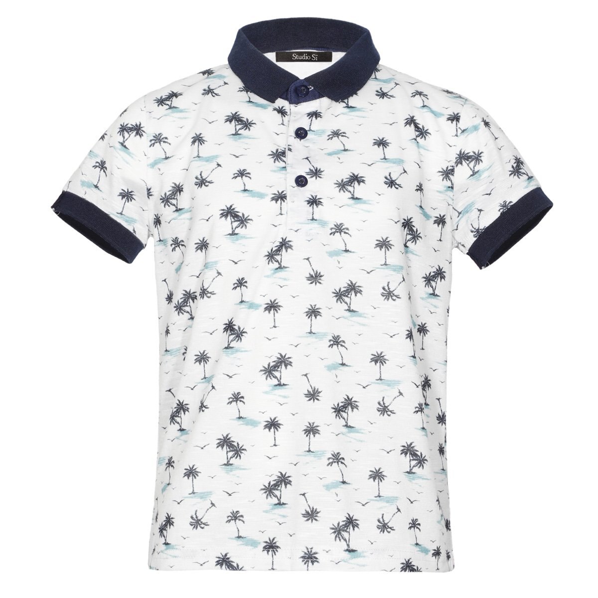 playeras tipo polo estampadas