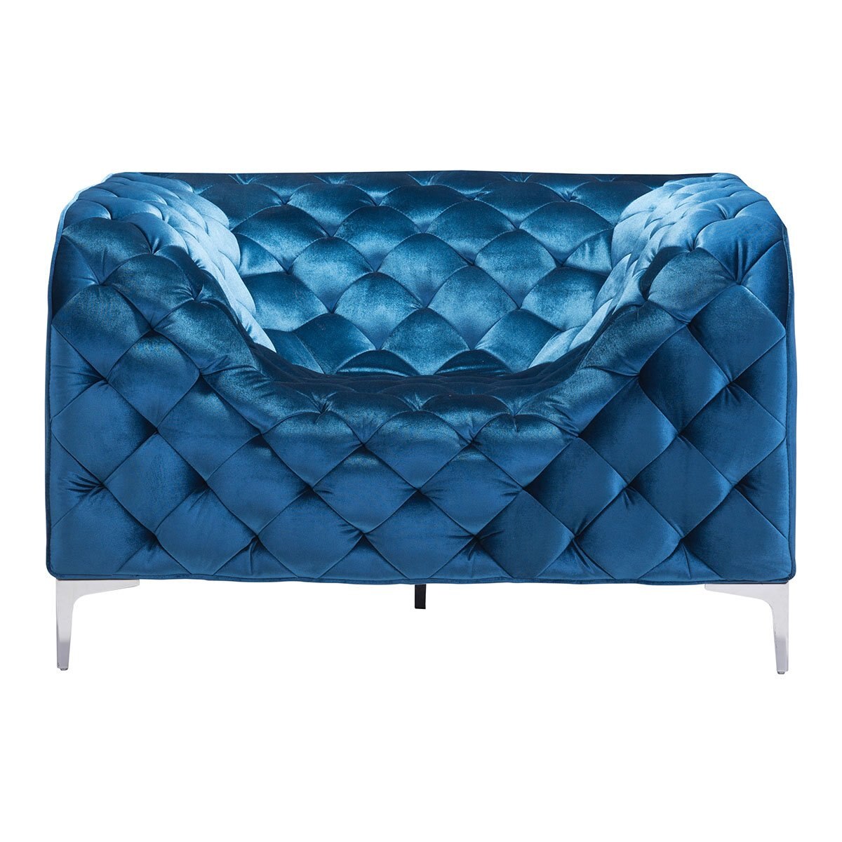 Sillón Individual Azul Providence Zuo