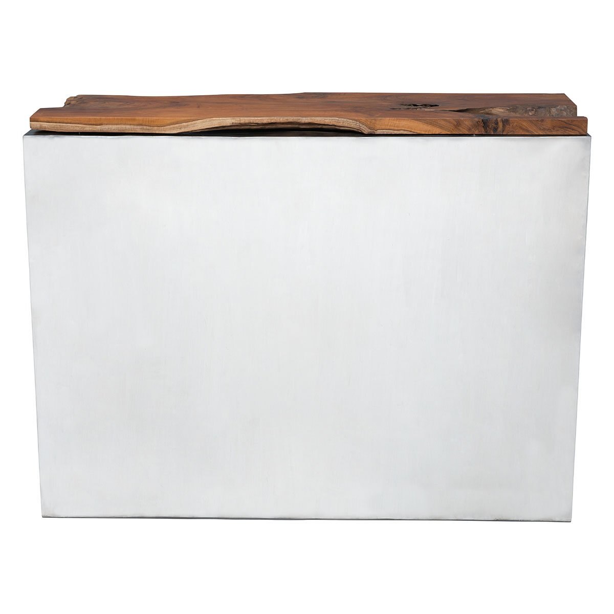 Consola Plateada Luxe Zuo