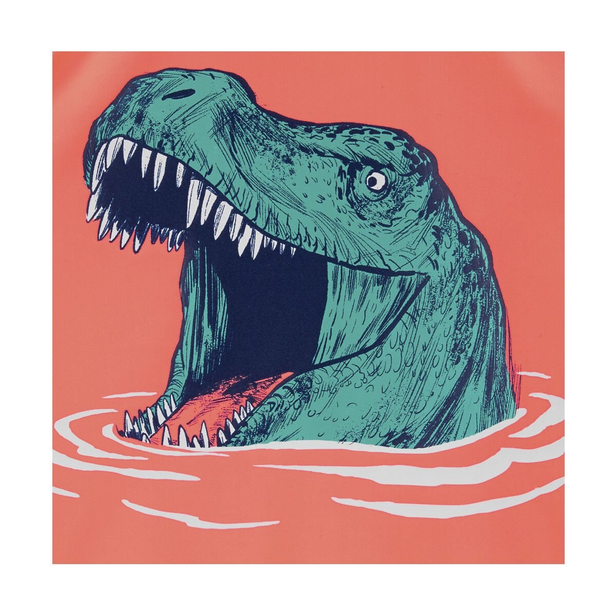 Playera Coral con Estampado de Dinosaurio Carters para Niño