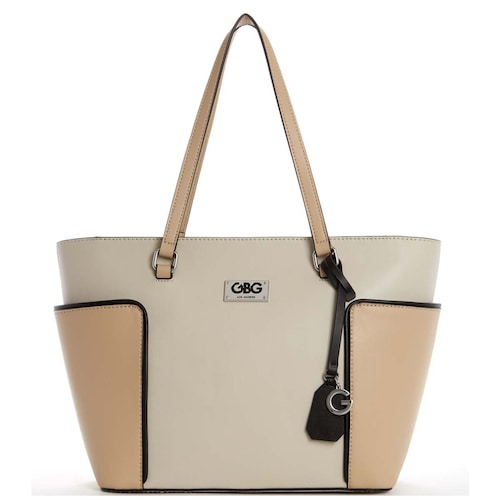 Bolso Kinsley Tipo Carryall Color Beige Multi G By Guess