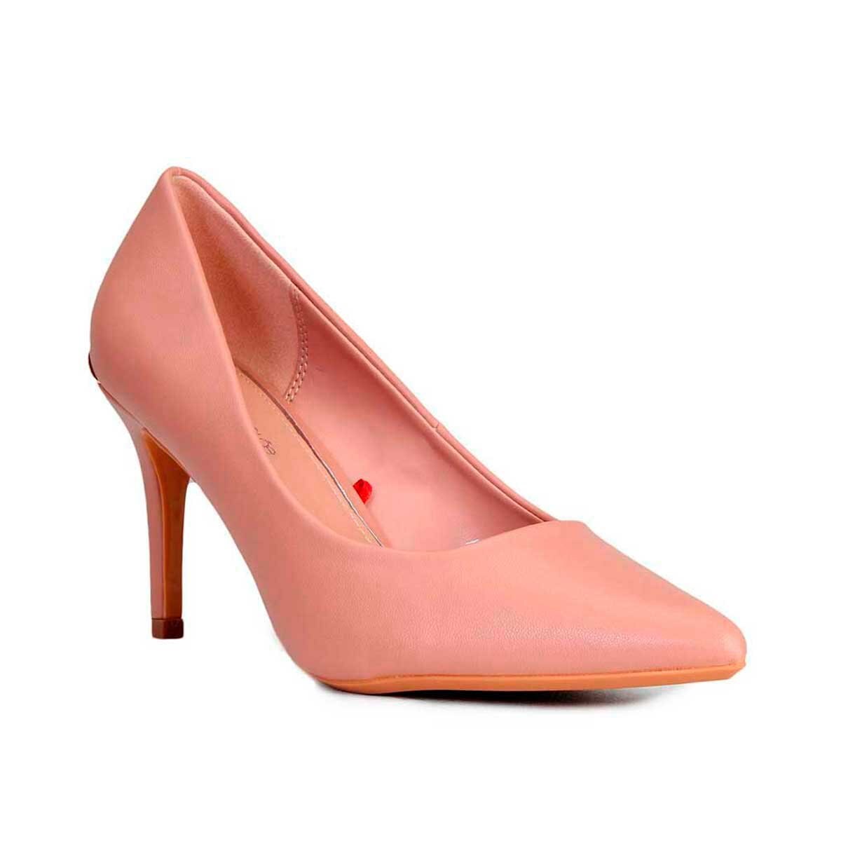 Zapatilla Nude Puntal con Talonera Metálica Cloe