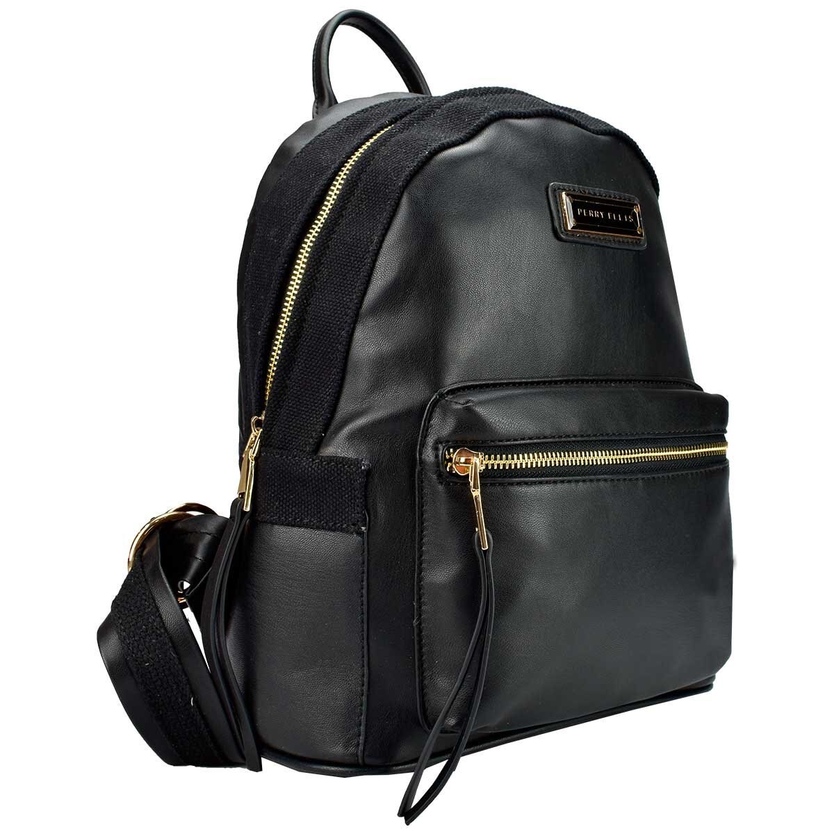Bolso Backpack Negro Perry Ellis