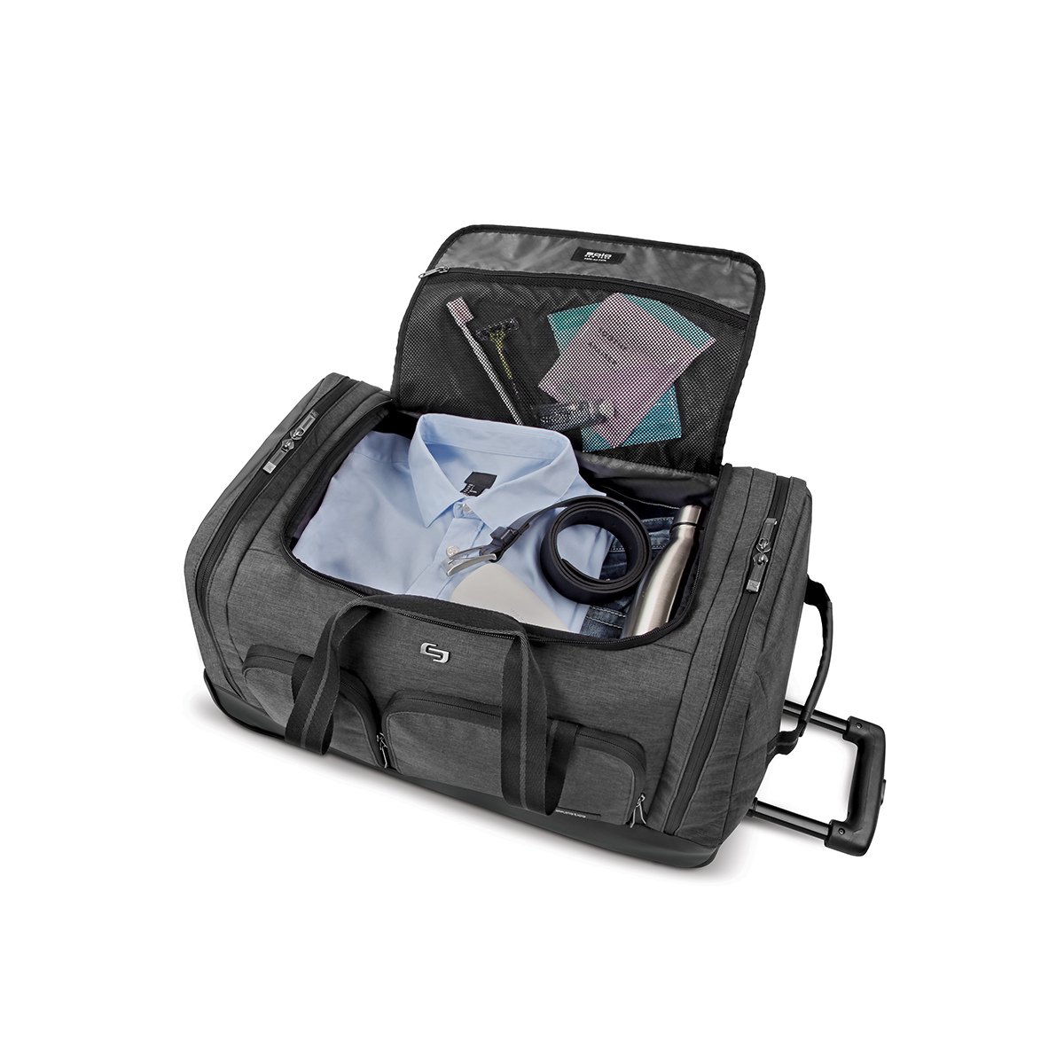 Maleta Deportiva de 22" Gris Solo