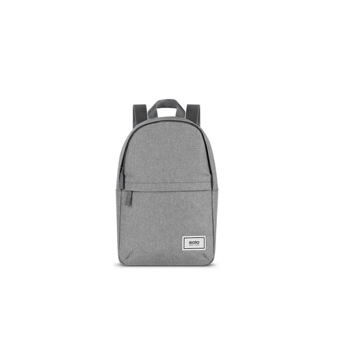Mini Mochila Tipo Back Pack Gris Solo
