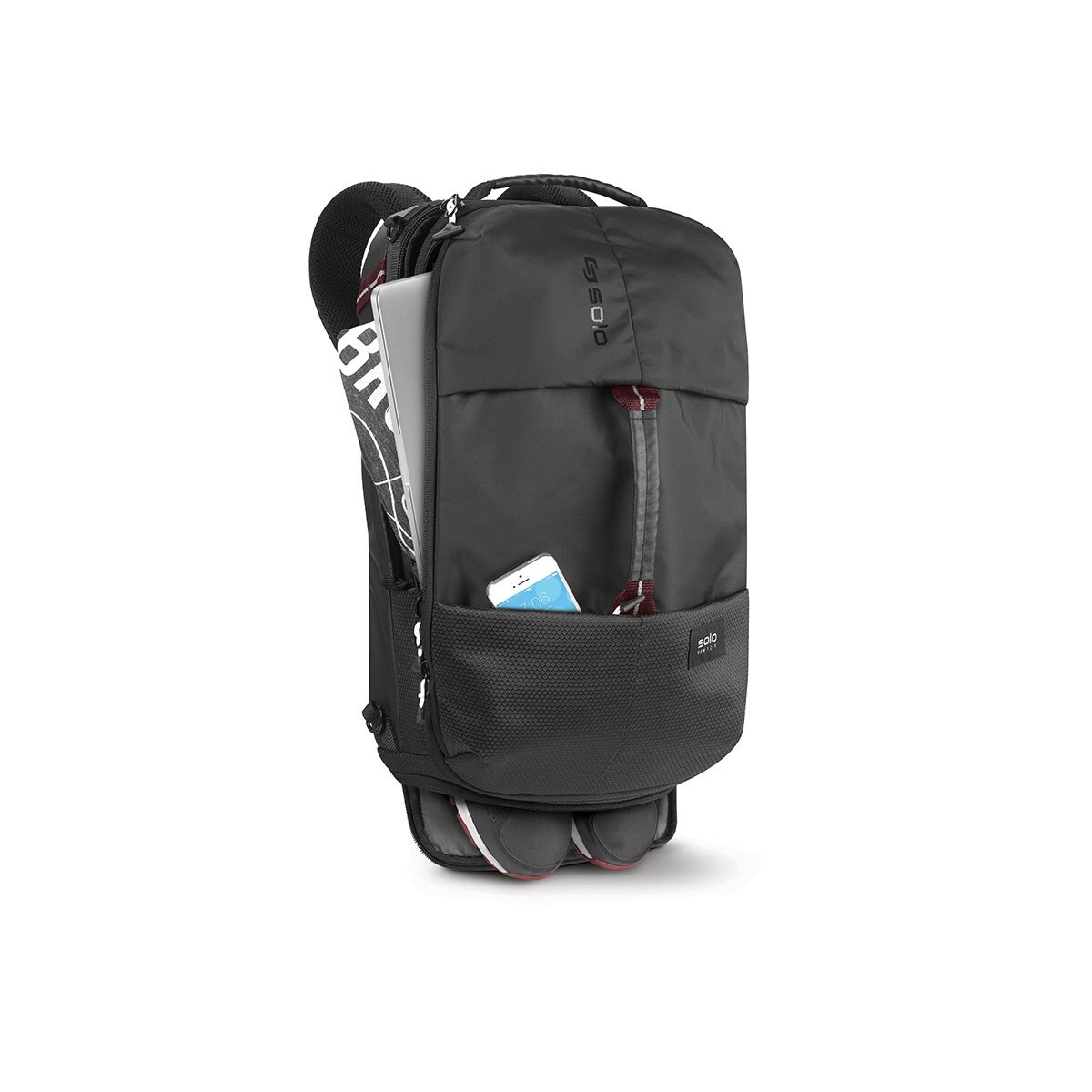 Back Pack Duffle de 20" Negro Solo
