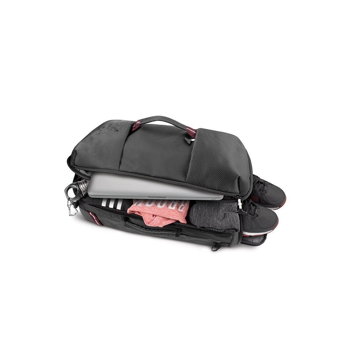 Back Pack Duffle de 20" Negro Solo