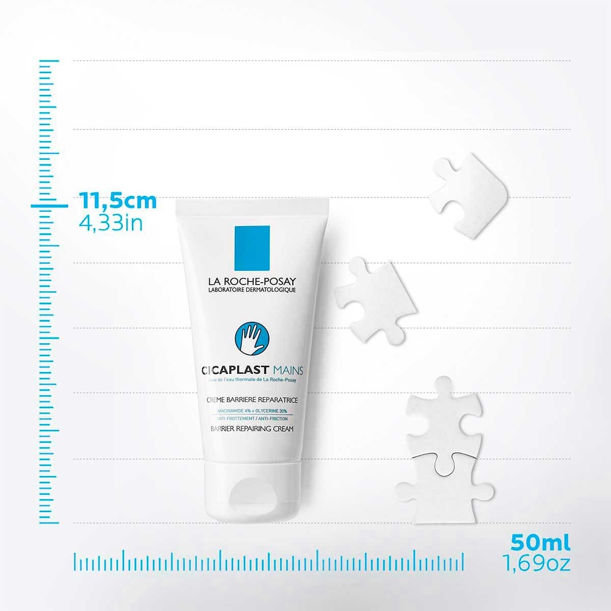 La Roche Posay Cicpaplast Manos Crema Multireparadora 50 ml image number 2