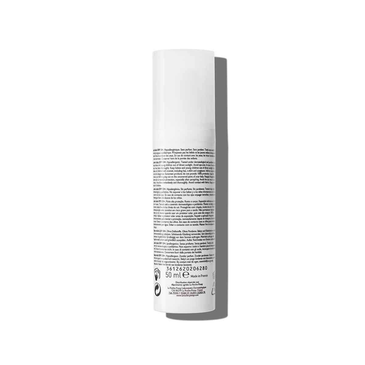 La Roche Posay Protector Solar Anthelios Dermopediatrics Loción Bebe FPS 50+ 50 ml image number 2