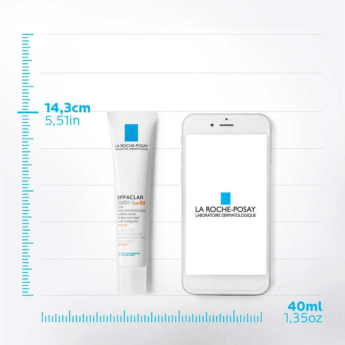 La Roche Posay Effaclar Duo+ SPF30 Crema Antiimperfecciones 40 ml image number 3