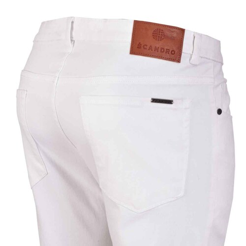 Pantalón 5 Pocket Blanco Scandro