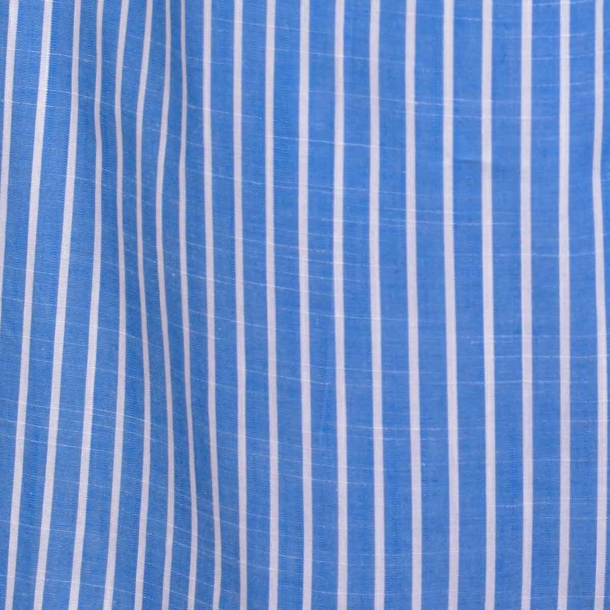 Camisa de Rayas Azul Combinado Manga Larga Scandro
