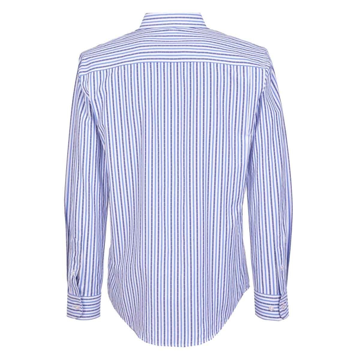 Camisa Blanca Combinada Manga Larga Scandro