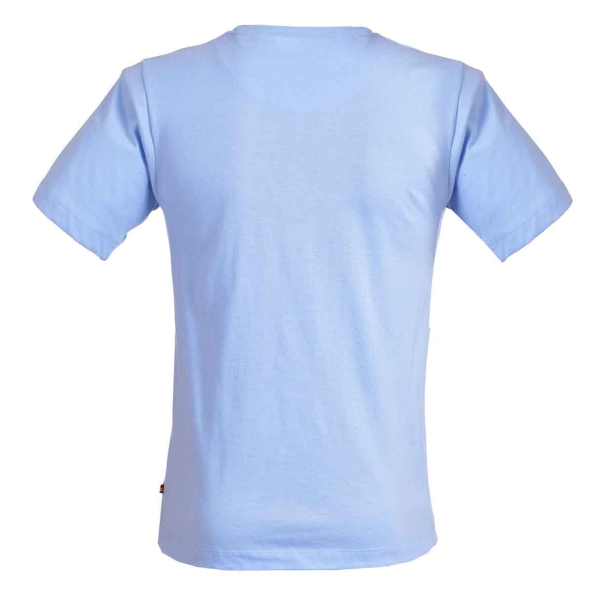 Playera Azul Claro Cuello Redondo Scandro para Caballero