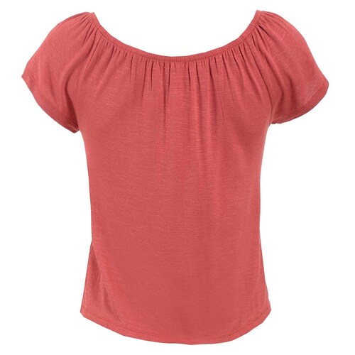 Blusa con Elástico en Cuello Fukka para Dama