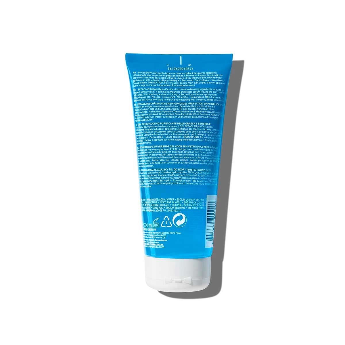 La Roche Posay Effaclar Gel Limpiador Piel Grasa 200 ml image number 2