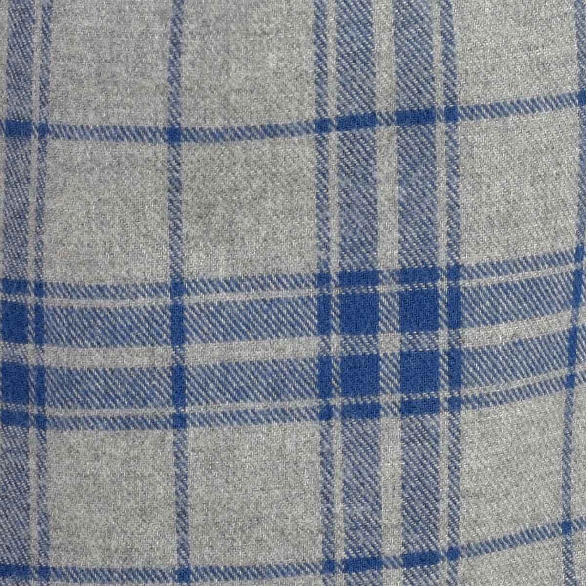 Camisa de Cuadros Gris Combinado Manga Larga Scandro para Caballero