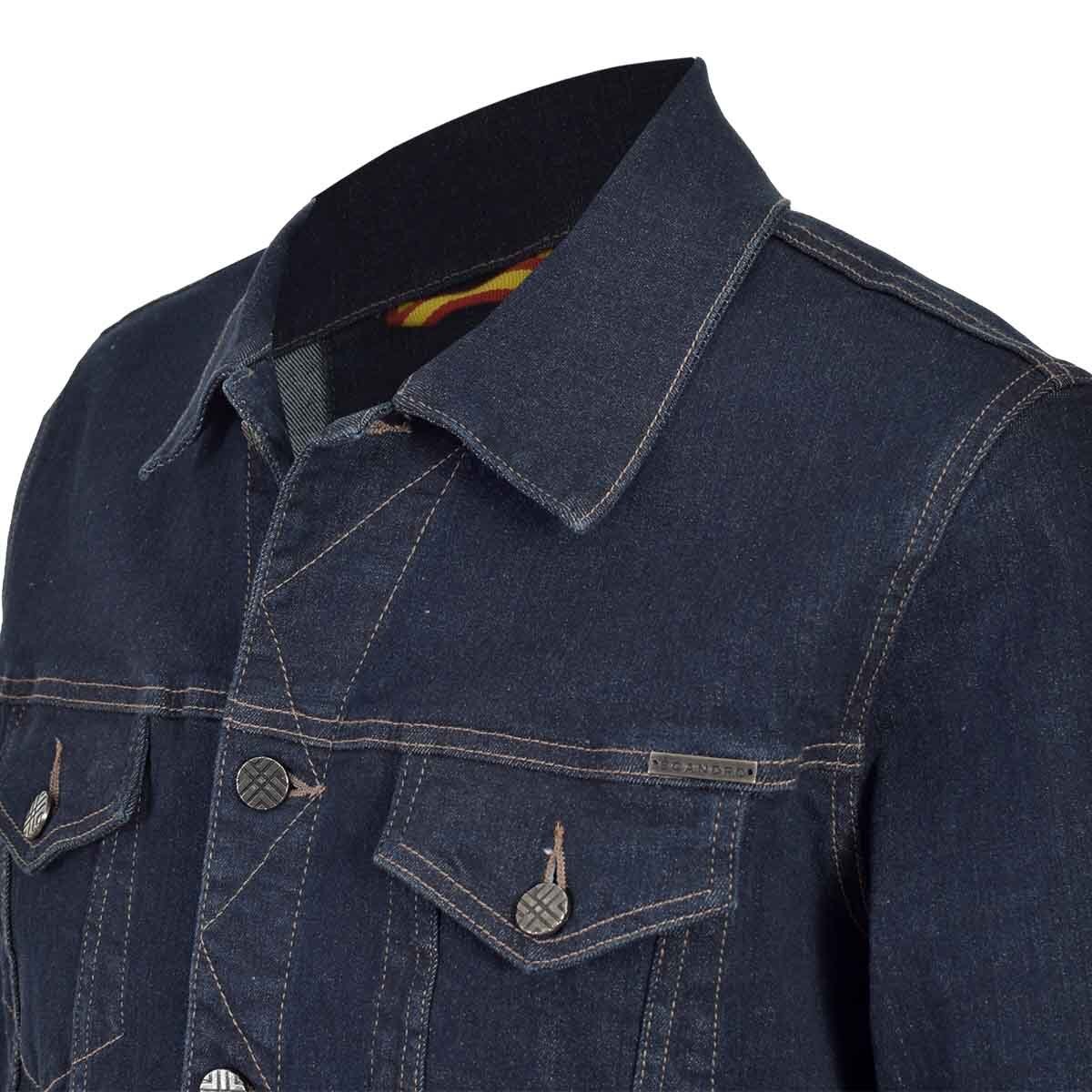 Chamarra Índigo Casual Scandro para Caballero