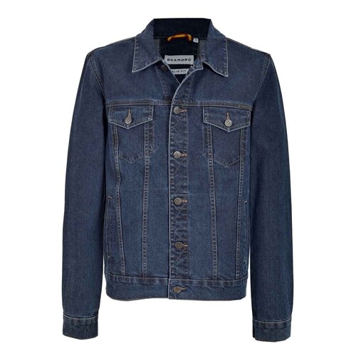 Chamarra Azul Casual Scandro para Caballero