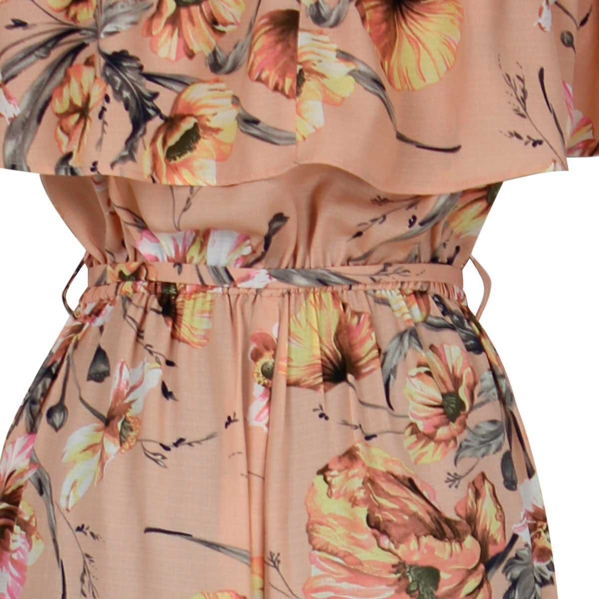 Jumpsuit con Olan Escote off Shoulder Elle