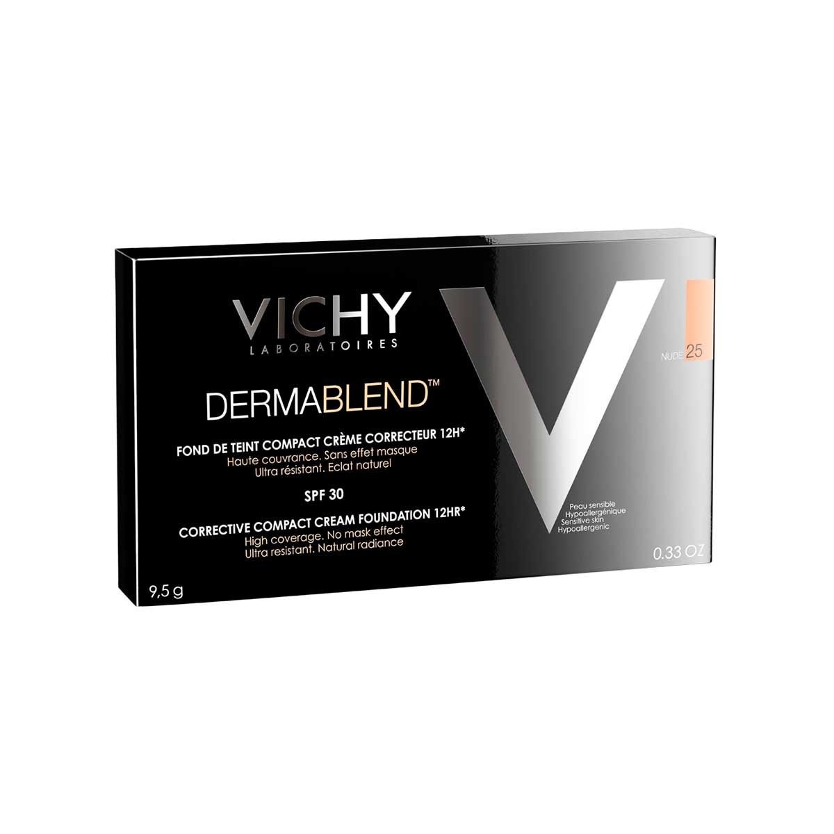 Vichy Dermablend Base De Maquillaje En Crema Compacta Tono 25 10 g image number 2