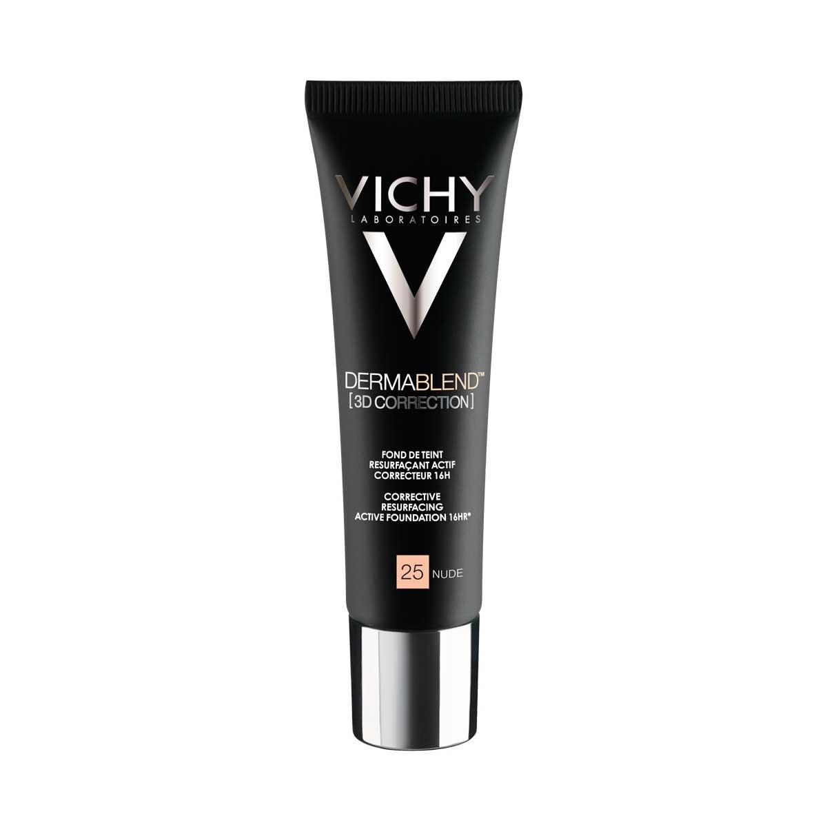 Vichy Dermablend 3D Base de Maquillaje En Mousse Tono 25 Nude 30 ml image number 0
