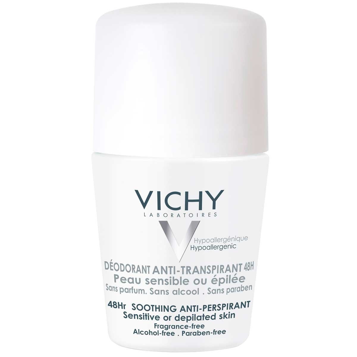 Vichy Antitranspirante Calmante Para Piel Sensible 48H 50 ml image number 0