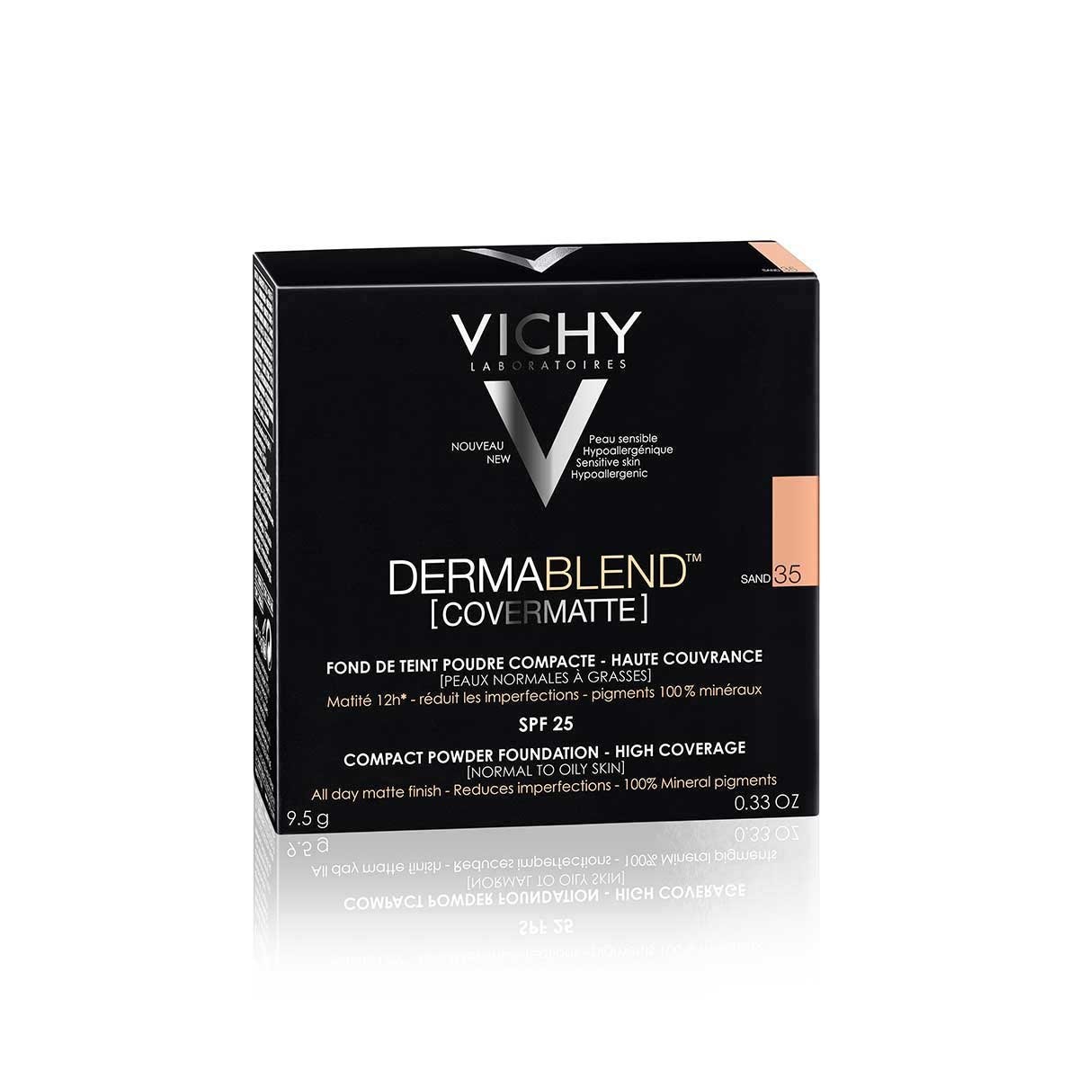 Vichy Dermablend Polvo compacto Covermatte Tono 55 Bronze 9.5 g image number 6