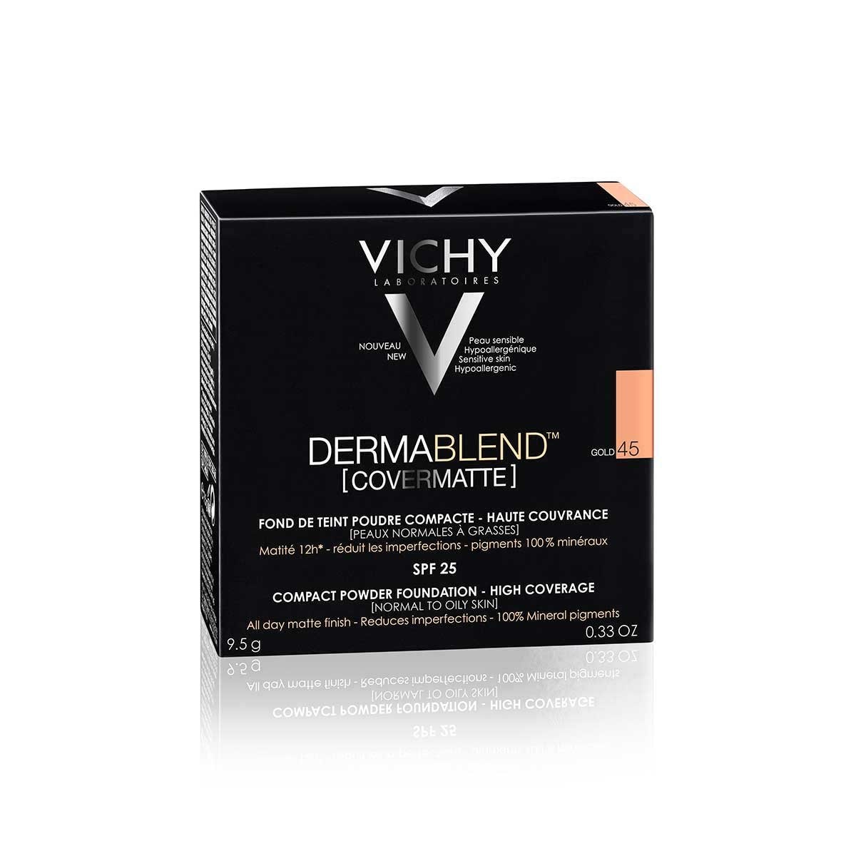 Vichy Dermablend Polvo compacto Covermatte Tono 55 Bronze 9.5 g image number 9