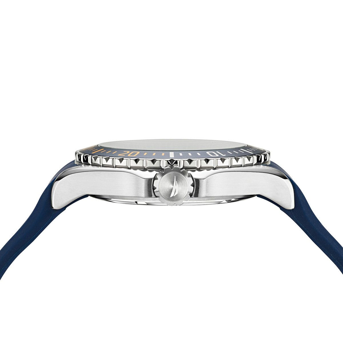 Reloj Azul de Silicón para Caballero Nautica