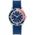 Reloj de Silic&oacute;n con Bisel Azul/rojo para Caballero Nautica