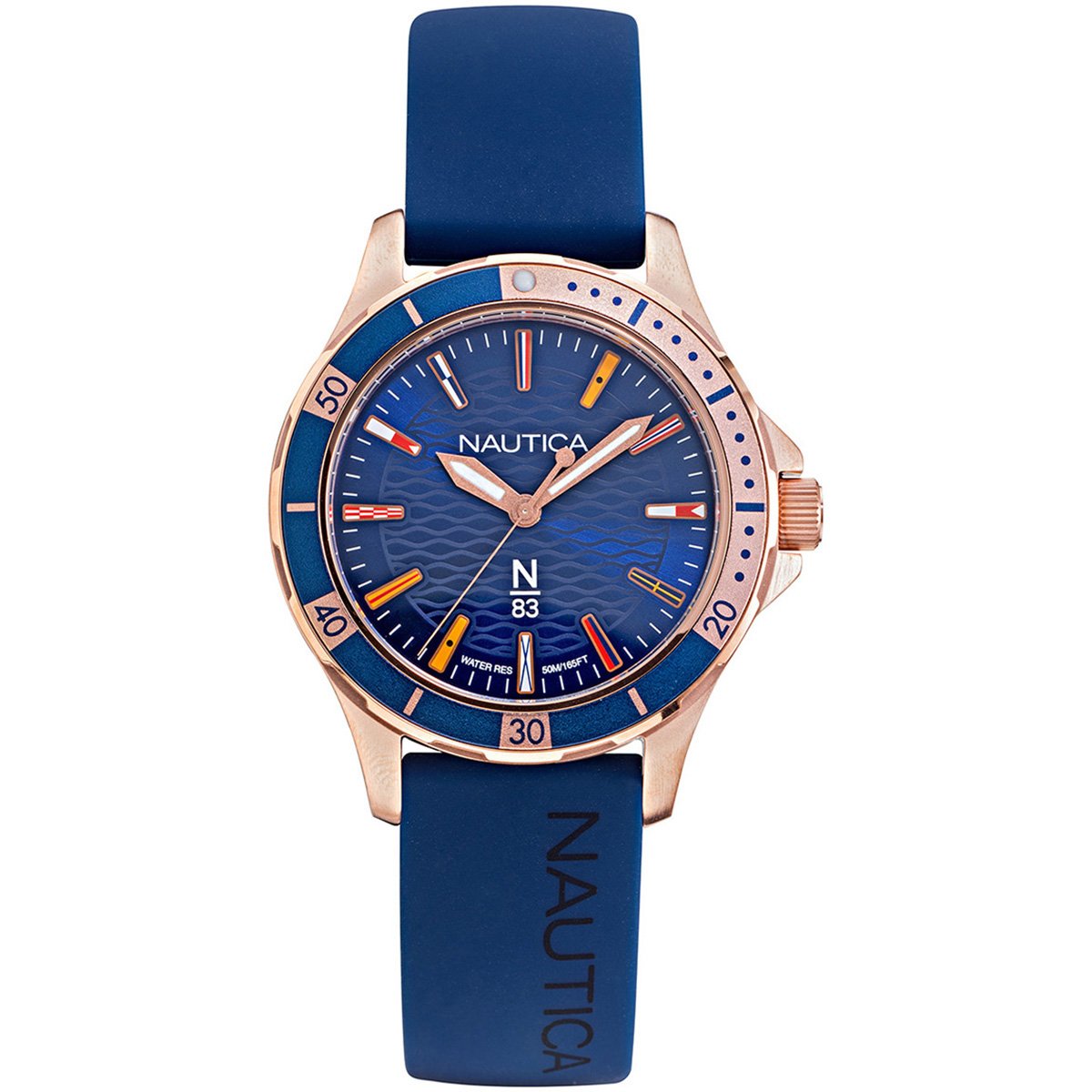 Reloj nautica online dorado