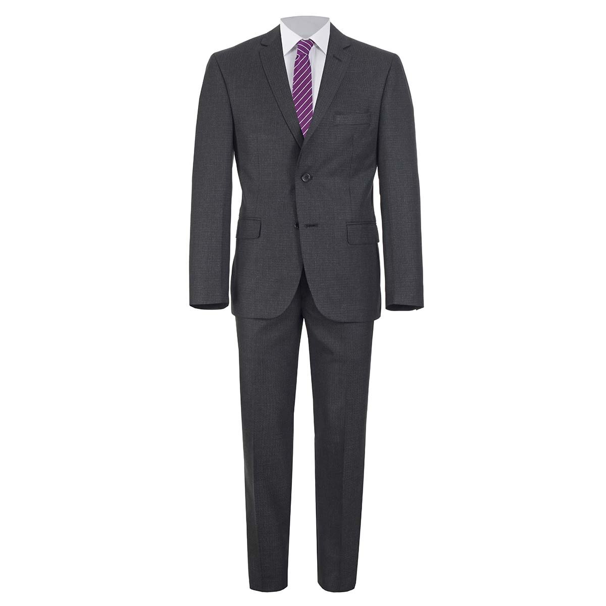 Traje Negro con Diseño Microcuadros Slim Fit Formens para Caballero