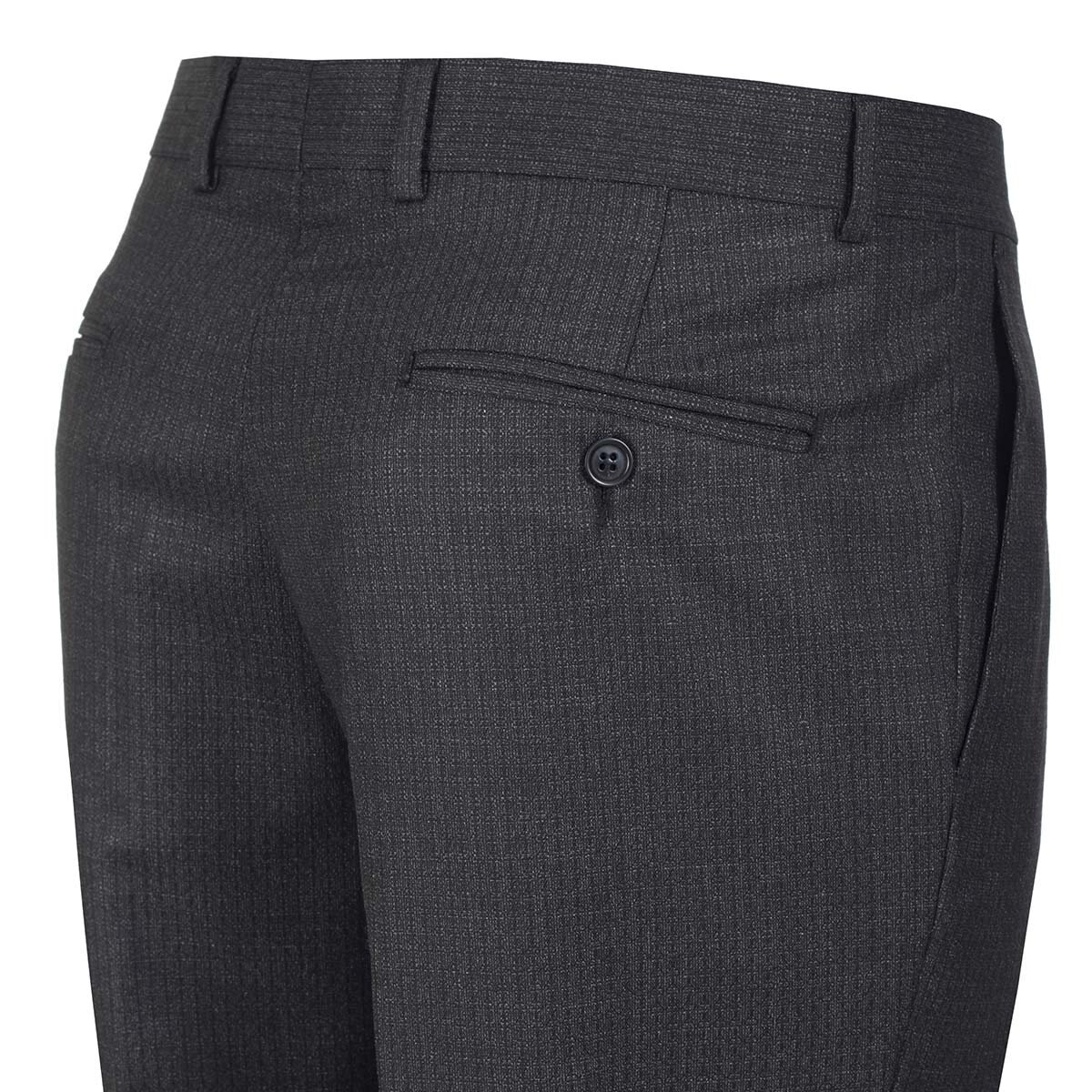 Traje Negro con Diseño Microcuadros Slim Fit Formens para Caballero