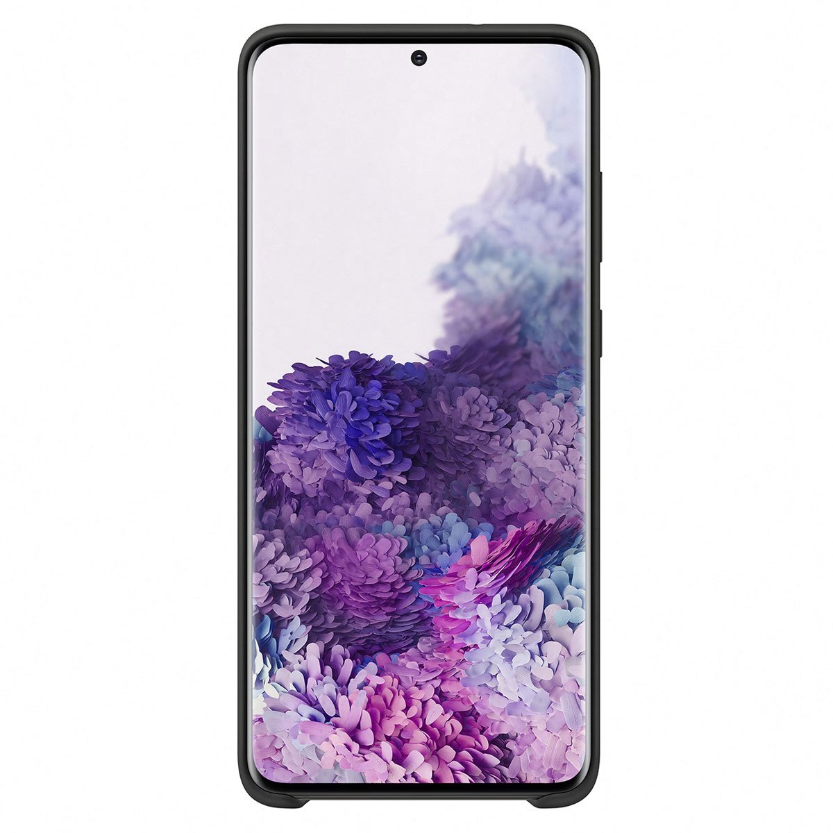 Funda Negra de Silicón para Celular Samsung Galaxy S20 Plus