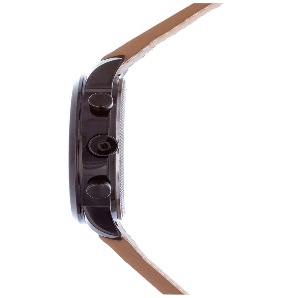 Reloj de Piel con Carátula Negra para Caballero Enso