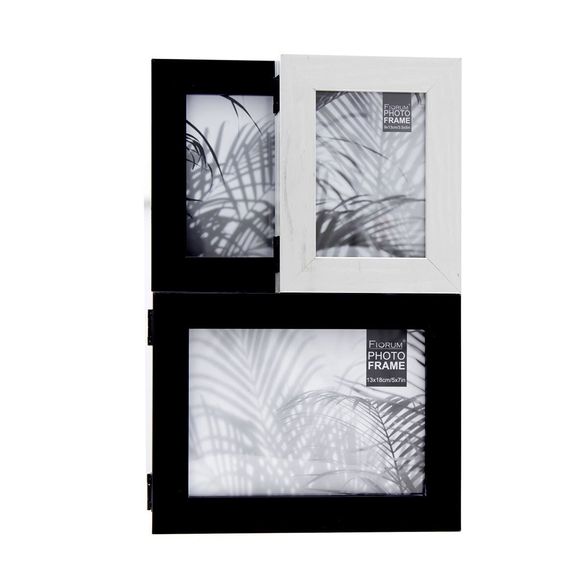 Multi Portarretrato Negro Y Blanco 4X6 Quadrum