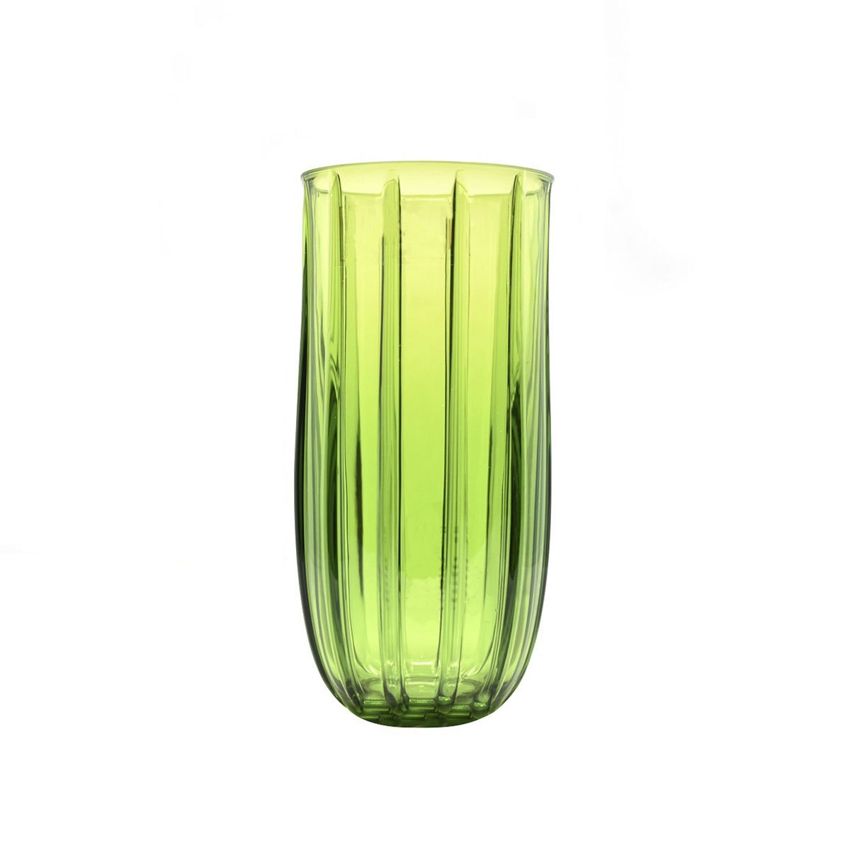 Vaso Highball Rayado Verde Distinto