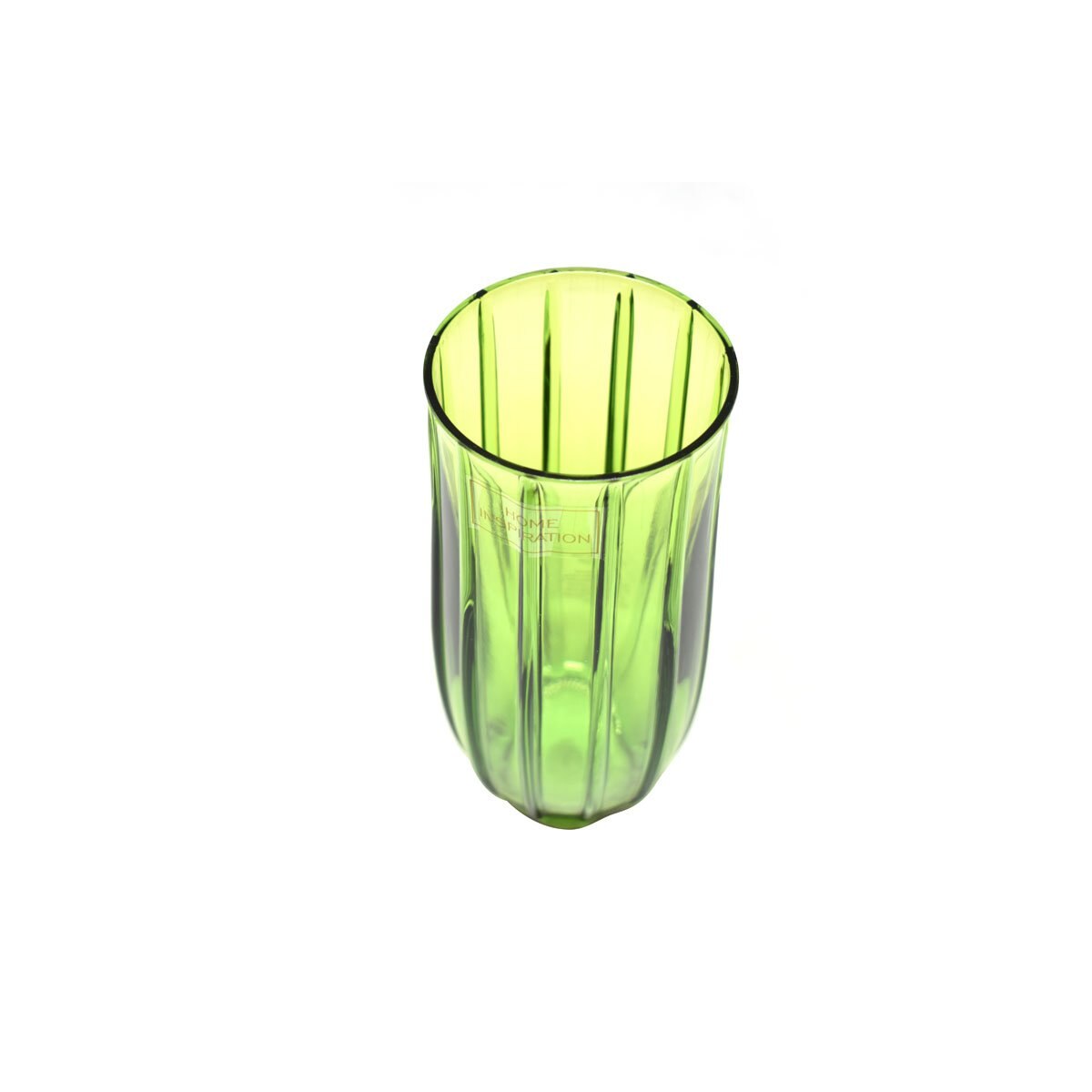 Vaso Highball Rayado Verde Distinto
