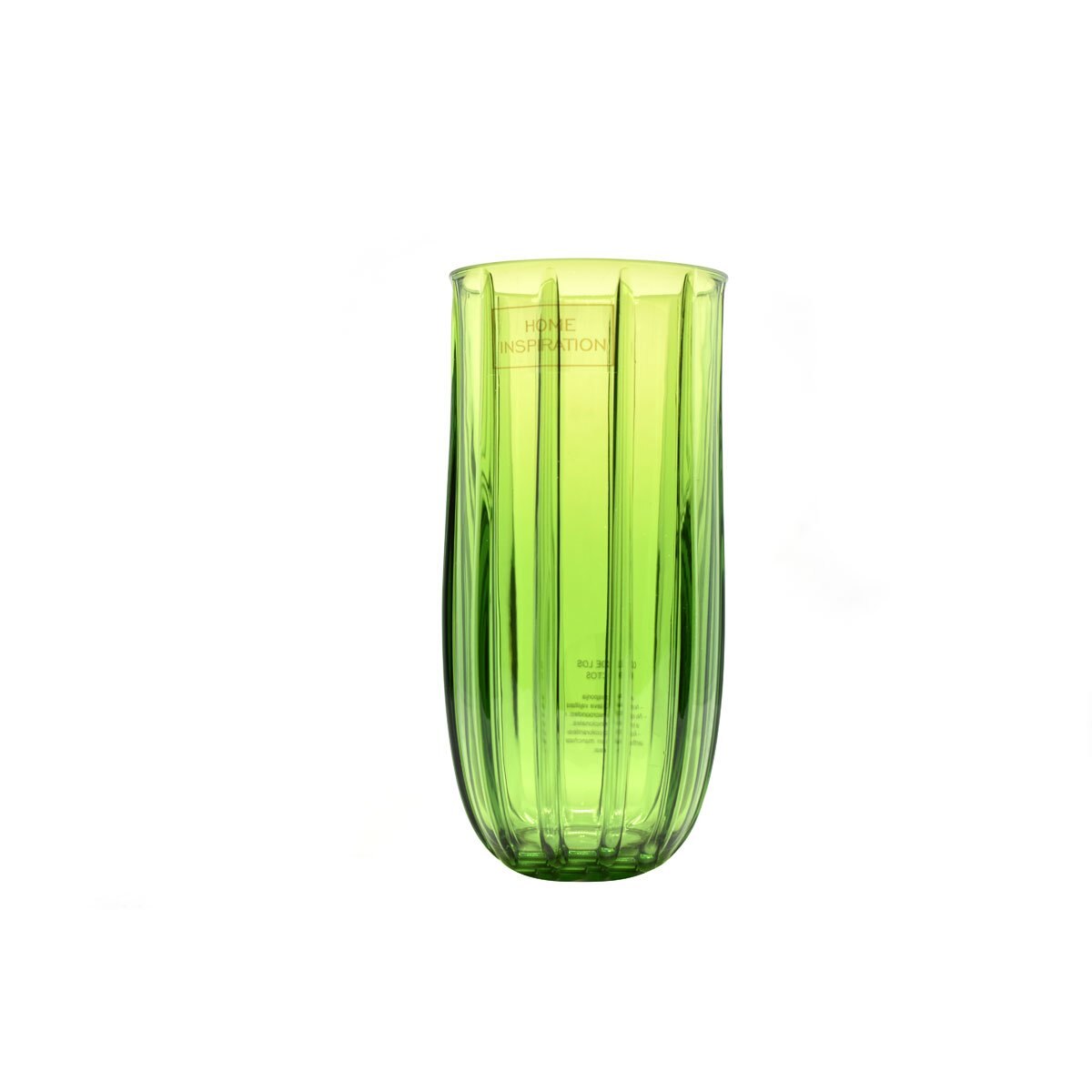 Vaso Highball Rayado Verde Distinto