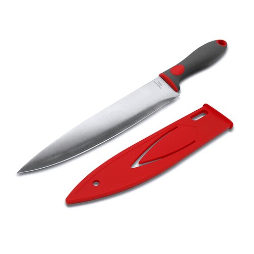 Cuchillo Chef 12 Mango Rojo Pro Series