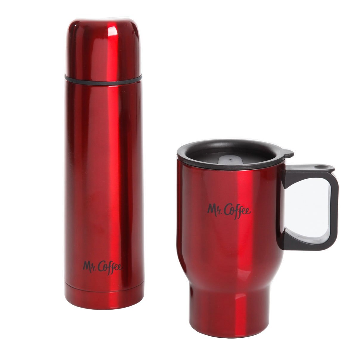 Juego de Termo Y Taza Roja Mr Coffee