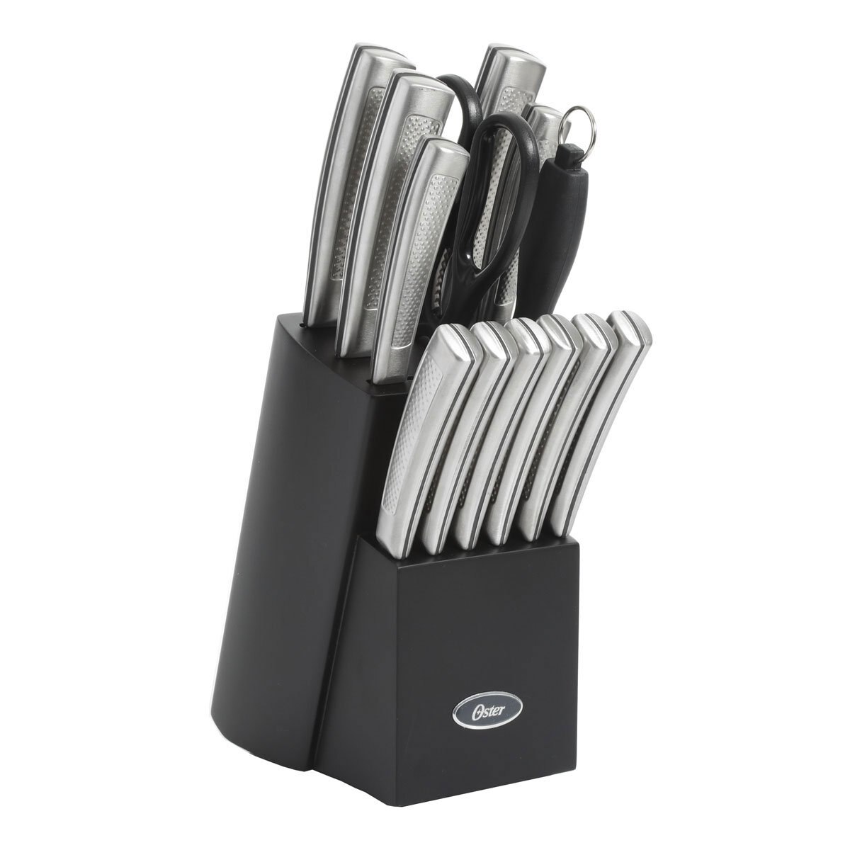 Block de 14 Cuchillos Plata Oster