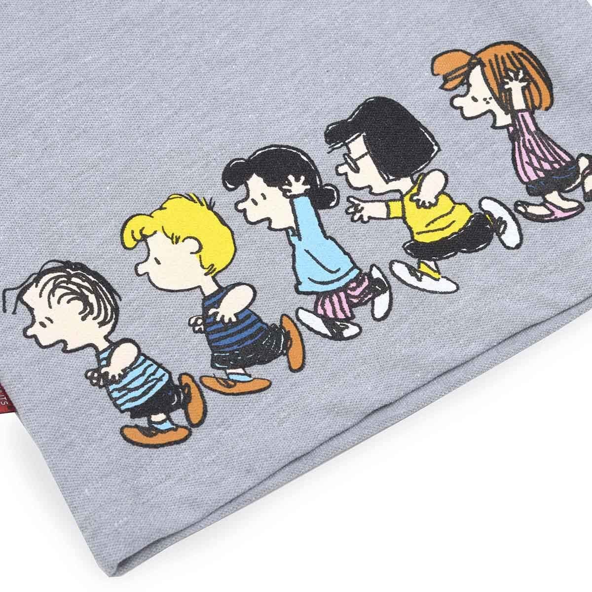 Playera Tipo Polo Gris Snoopy para Niño